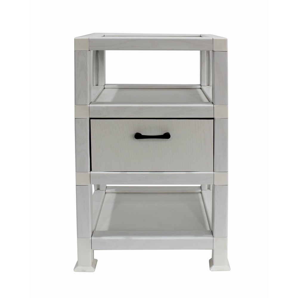 Modern White Paper End table