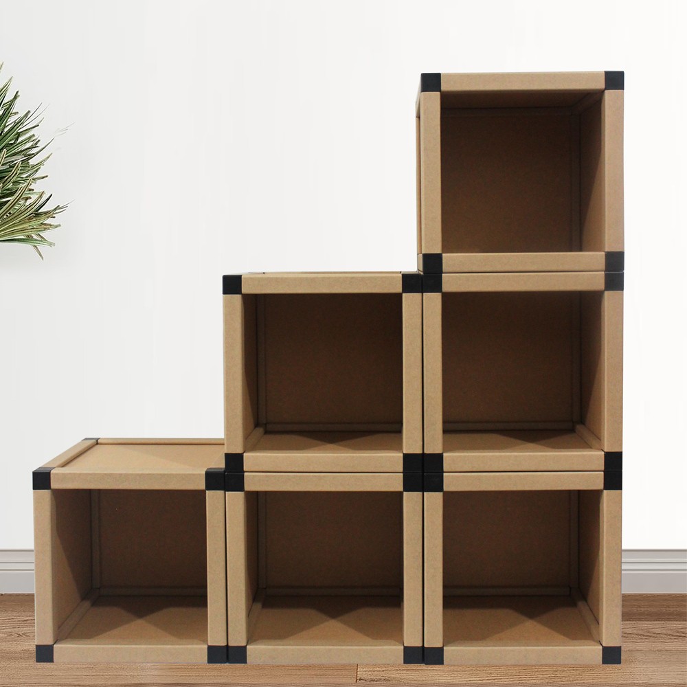 6-cube paper storage container /paper organizer