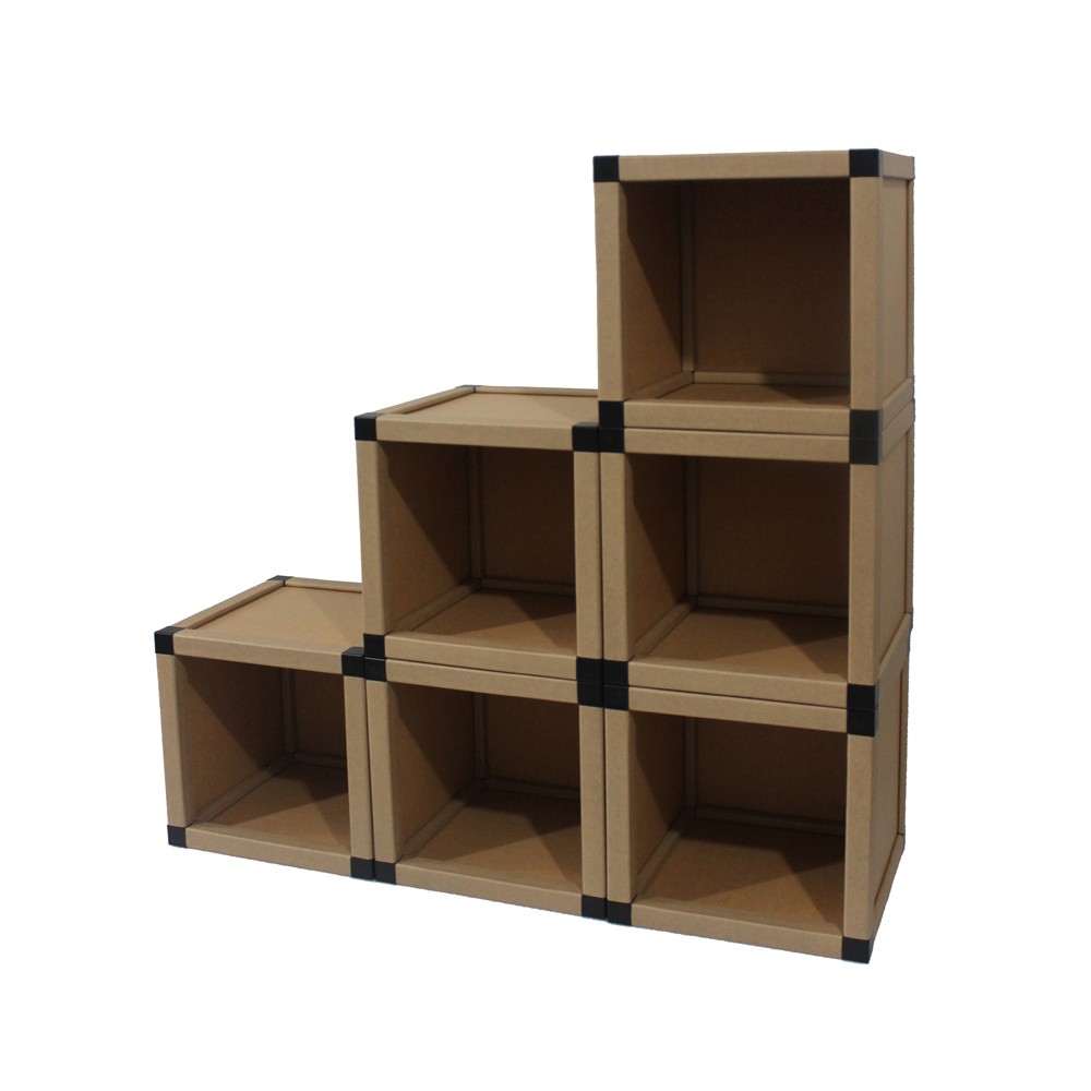 6-cube paper storage container /paper organizer