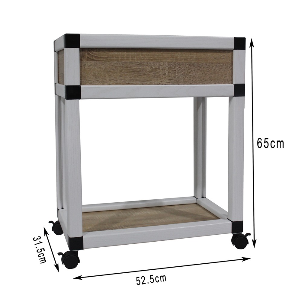 Paper Multi-storage organizer with universal wheels