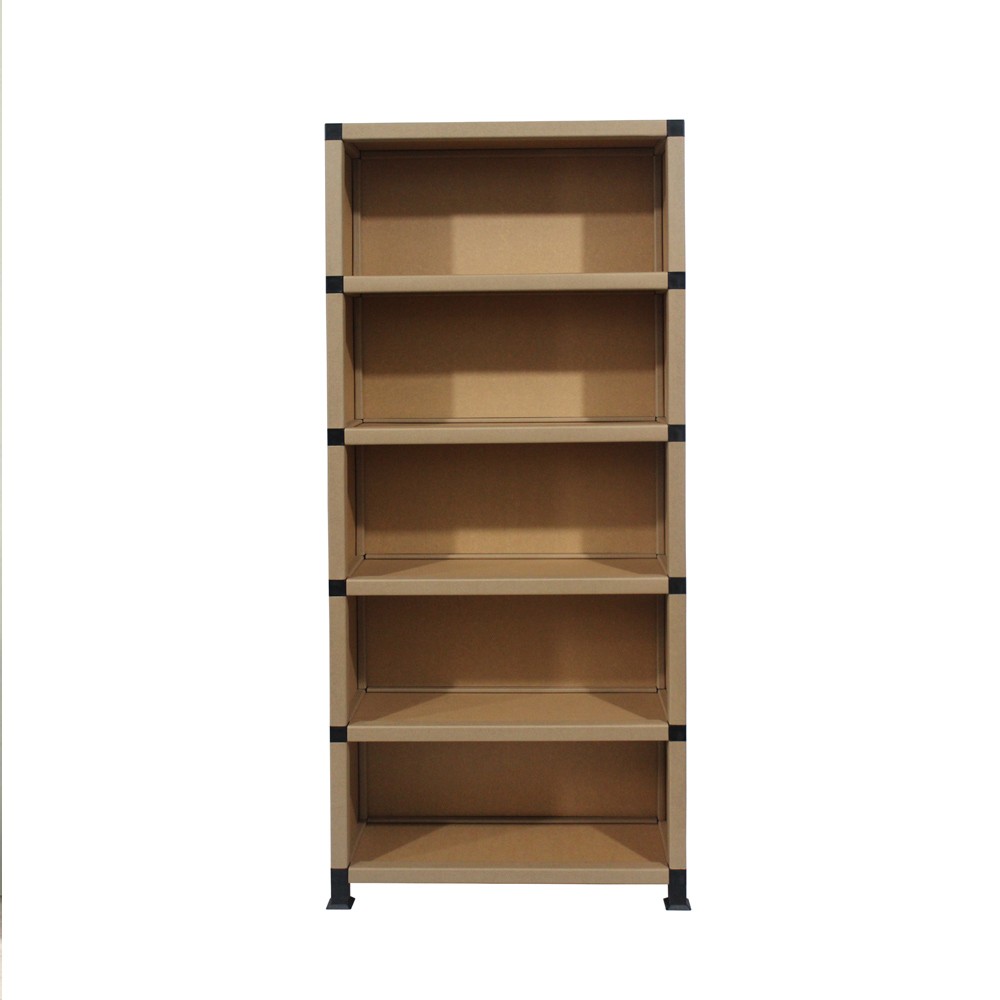 5-tier Paper bookcase/ paper bookshelf/storage units