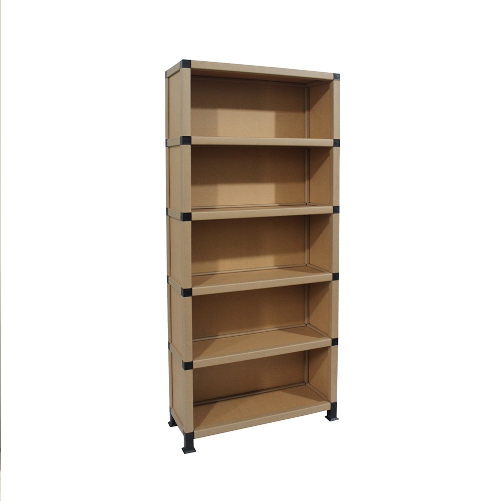 5-tier Paper bookcase/ paper bookshelf/storage units