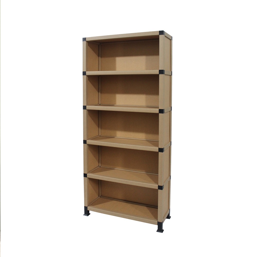5-tier Paper bookcase/ paper bookshelf/storage units