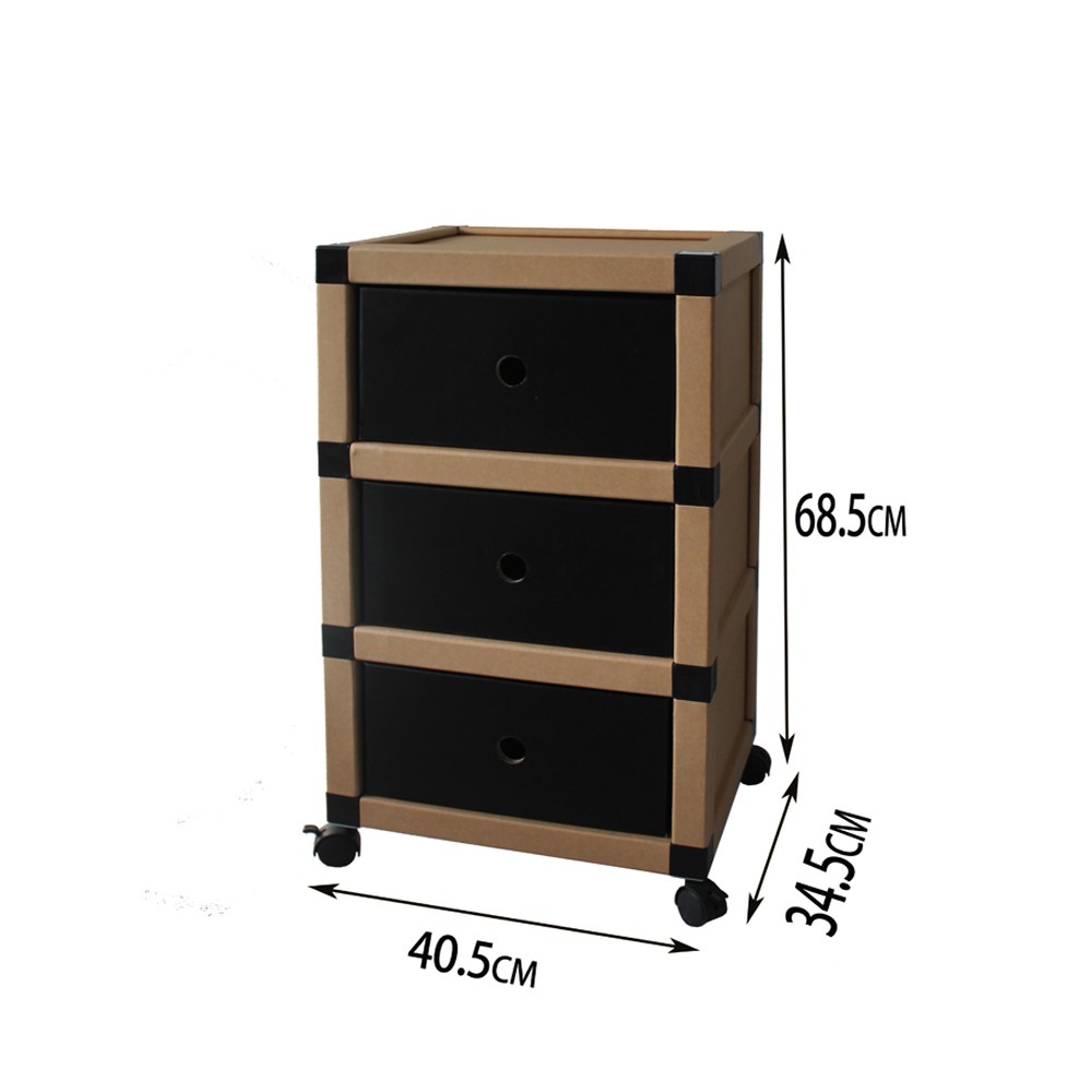 Paper Storage containers with Paper Drawers and Universal wheels