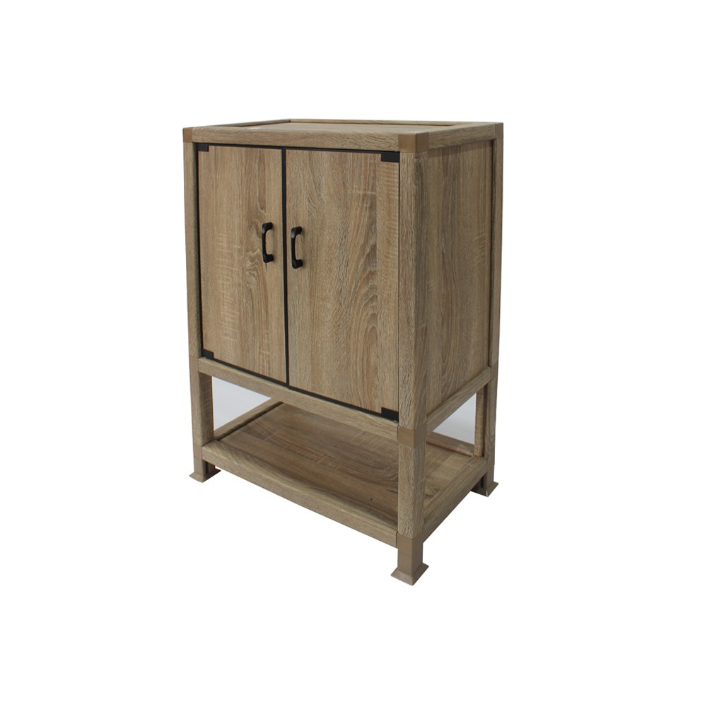 Paper Storage cabinet with Doors and open shelf